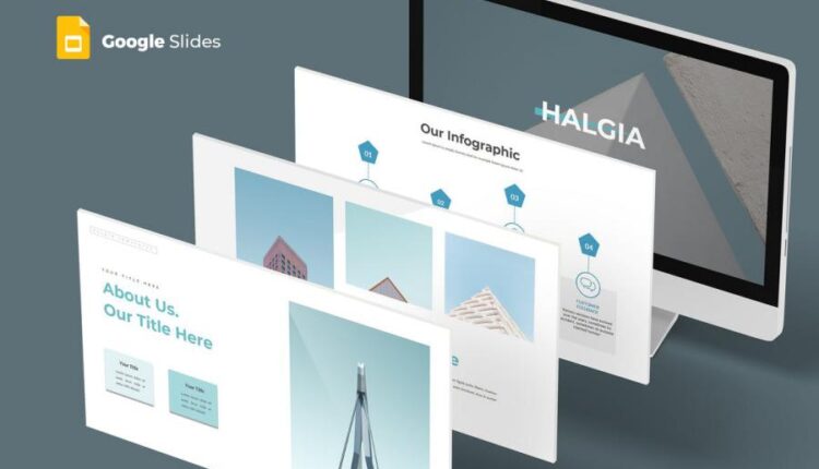 قالب آماده اسلاید پاورپوینت هالگیا   Halgia Powerpoint Templates