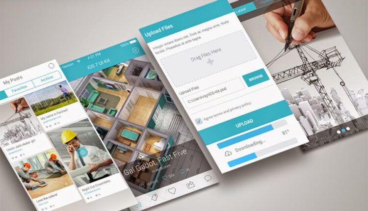 موکاپ نمایش اپلیکیشن موبایل   Mobile Application Mockup