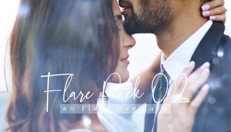 افکت نور بسیار زیبا برای عکس   Flare Pack 02 Lights Effect