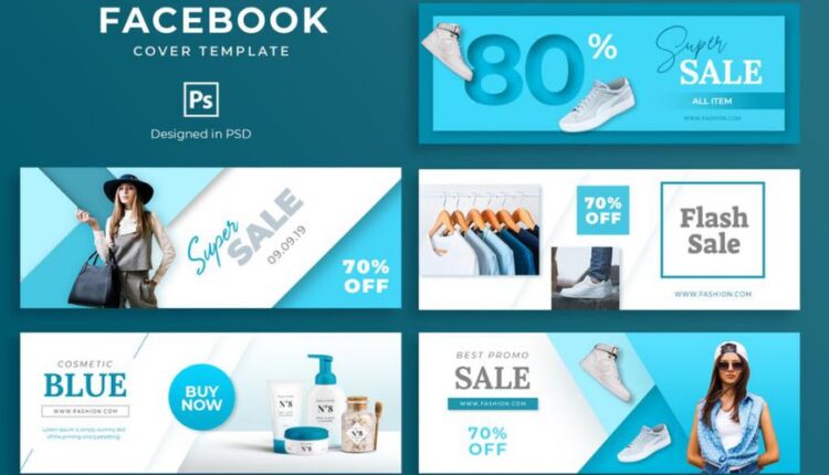 فایل لایه باز بنر سایت با موضوع فشن   Fashion Facebook