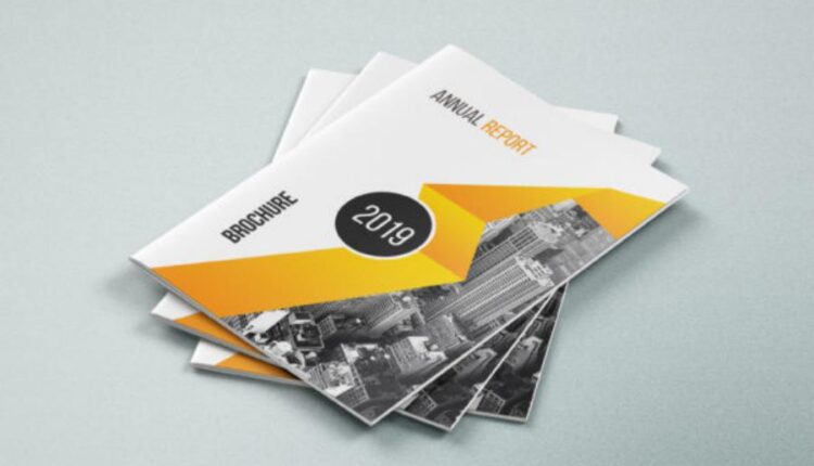 طرح لایه باز بروشور شرکتی دو لت   Business Brochure Template