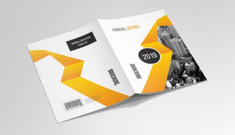 طرح لایه باز بروشور شرکتی دو لت   Business Brochure Template