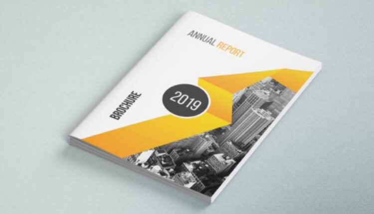 طرح لایه باز بروشور شرکتی دو لت   Business Brochure Template