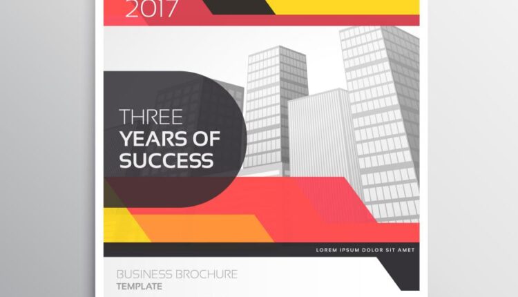 فایل لایه باز کاتالوگ و دفترچه های تبلیغاتی   Brochure design vector