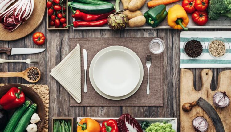 عکس استوک میز آشپزی در آشپزخانه   Cooking in a rustic kitchen