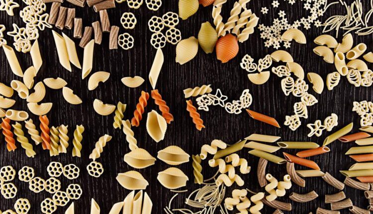 عکس استوک ماکارونی و پاستا   Italian Pasta Background