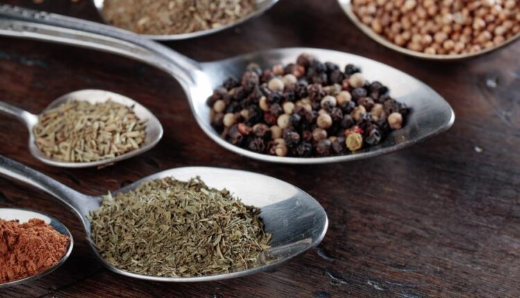 عکس استوک ادویه و ترشی جات   Fragrant spices and seasonings