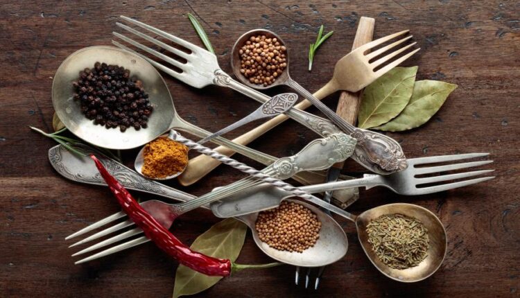 عکس استوک ادویه و ترشی جات   Fragrant spices and seasonings