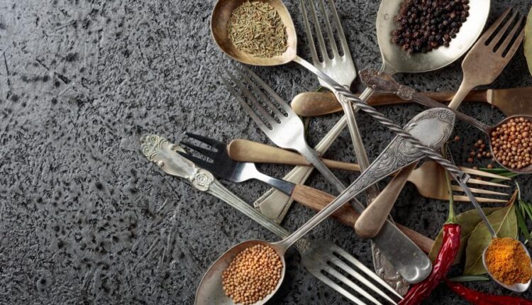 عکس استوک ادویه و ترشی جات   Fragrant spices and seasonings