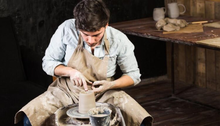 عکس استوک سفال و سفال گری   Pottery craft making