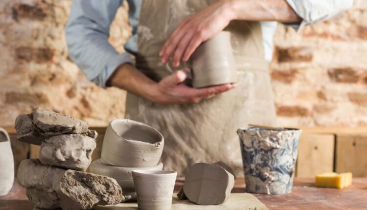 عکس استوک سفال و سفال گری   Pottery craft making