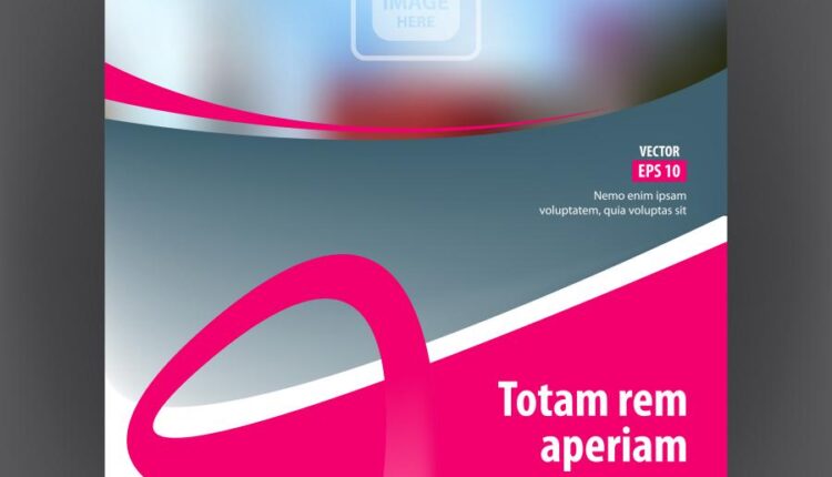 فایل لایه باز کاتالوگ و دفترچه های تبلیغاتی   Brochure design vector