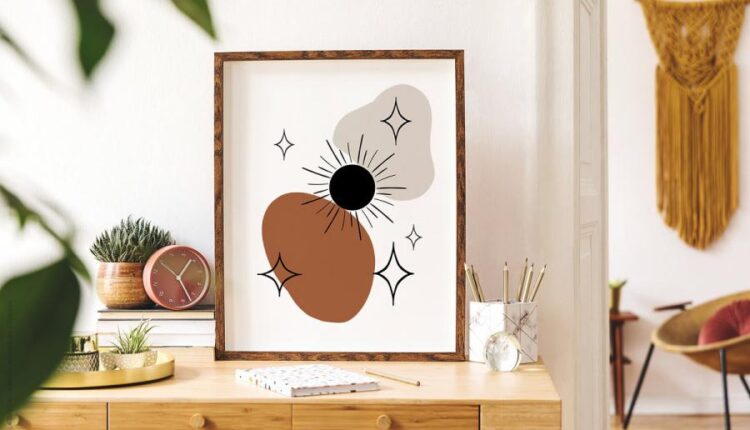 تصویرسازی های وکتوری فضا و نجوم   Celestial Abstract Set