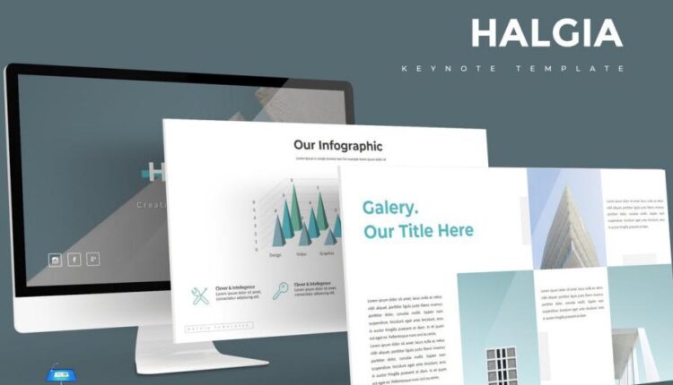 قالب آماده اسلاید پاورپوینت هالگیا   Halgia Powerpoint Templates