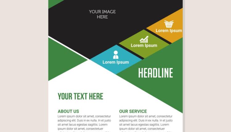 فایل لایه باز کاتالوگ و دفترچه های تبلیغاتی   Brochure design vector