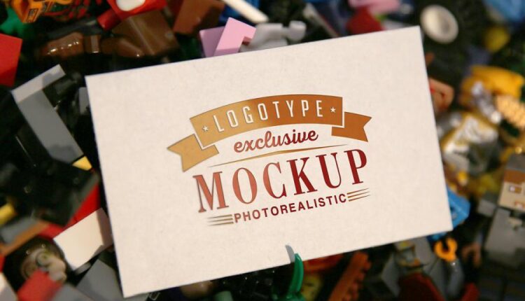 موکاپ کارت ویزیت سلفون   Photo Realistic Mock ups Set of 5