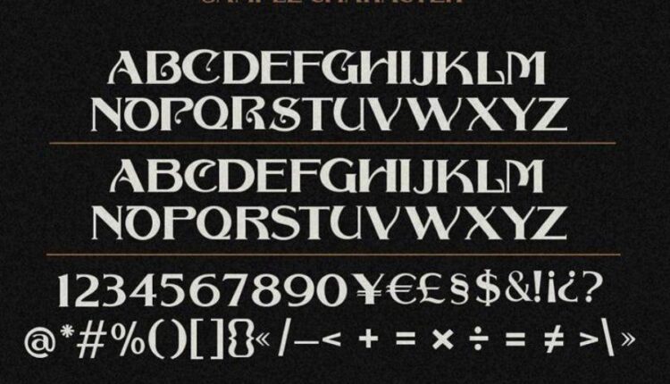 فونت انگلیسی نمایشی کلونار   Collonar Font