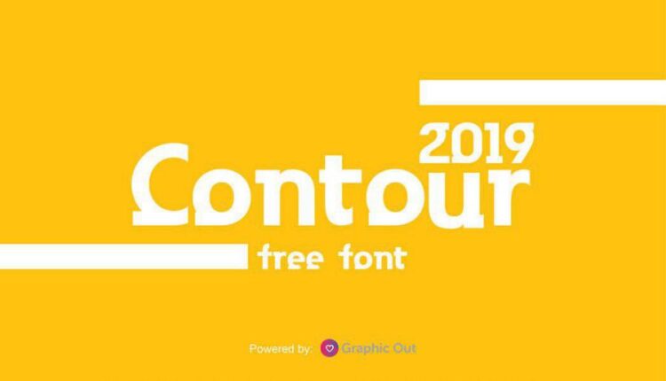 فونت انگلیسی مدرن کانتور   Contour Font