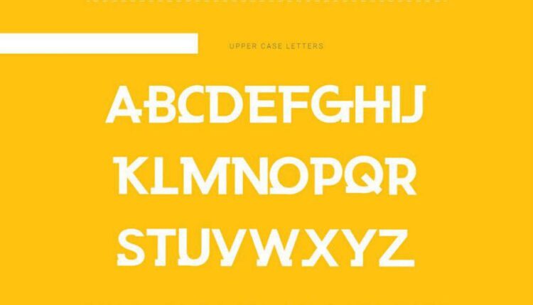 فونت انگلیسی مدرن کانتور   Contour Font