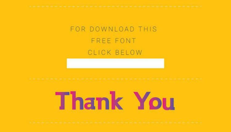 فونت انگلیسی مدرن کانتور   Contour Font