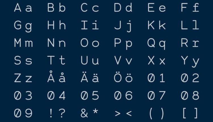 فونت انگلیسی فانتزی آلما مونو   Alma Mono Font