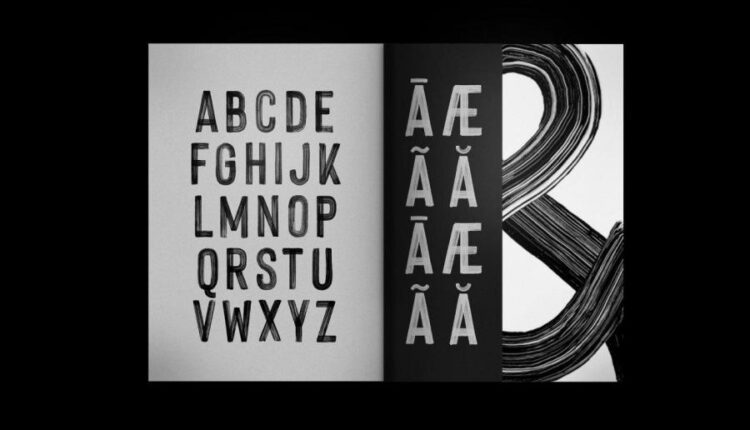 فونت انگلیسی نمایشی هاکنی   Hackney Font