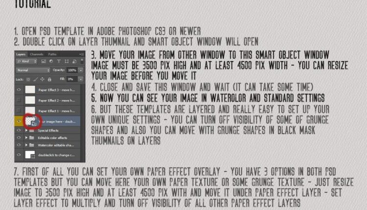 فایل لایه باز ساخت تصاویر آبرنگی   Watercolor Creator