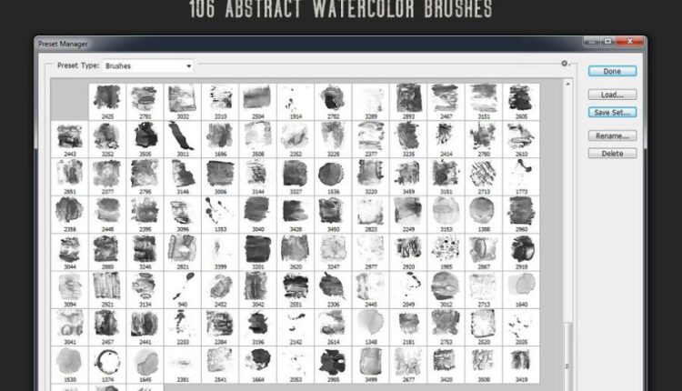 فایل لایه باز ساخت تصاویر آبرنگی   Watercolor Creator