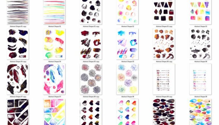 فایل لایه باز ساخت تصاویر آبرنگی   Watercolor Creator