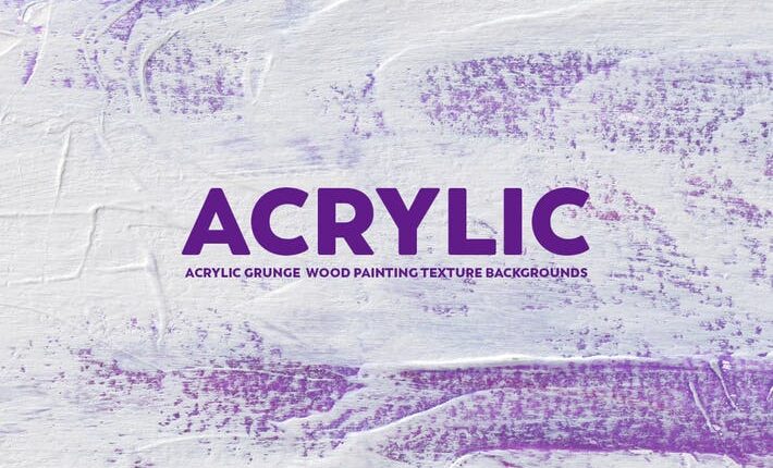 مجموعه تکسچر اکریلیک روی چوب   Wood Painting Texture