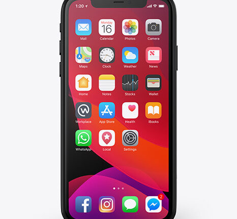 موکاپ آیفون 11 پرو   Apple iPhone 11 Pro Mockup