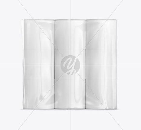 موکاپ بسته بندی دستمال توالت   Toilet Paper 18 Pack Mockup