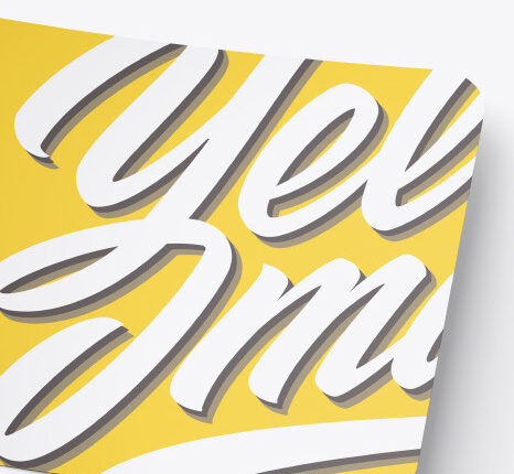 موکاپ اتیکت سلفون مات   Matte Sticker Mockup