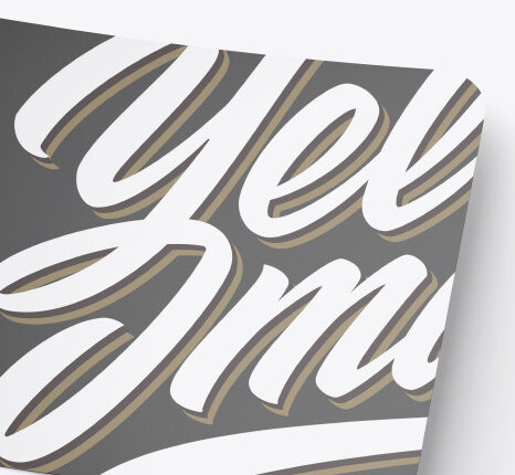 موکاپ اتیکت سلفون مات   Matte Sticker Mockup