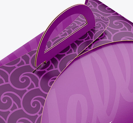 موکاپ بسته بندی کیک و شیرینی   Paper Cake Box Mockup