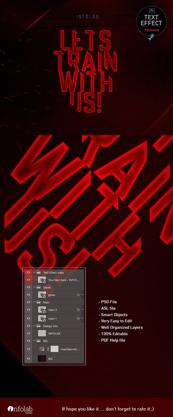 افکت نوشته نورانی اسپرت Sport Text Effect