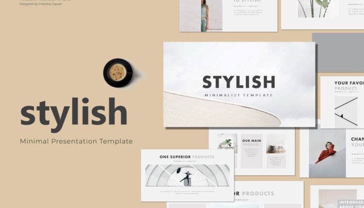 فایل آماده اسلاید پاورپوینت استایلیش   STYLISH Powerpoint