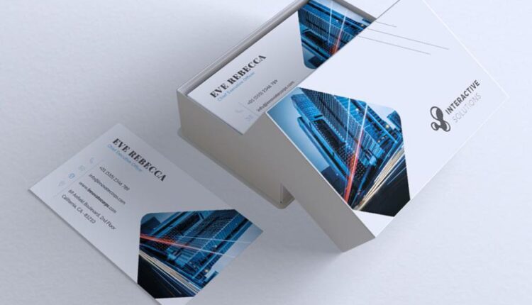 فایل لایه باز کارت ویزیت شرکتی با طراحی ساده   Business Card