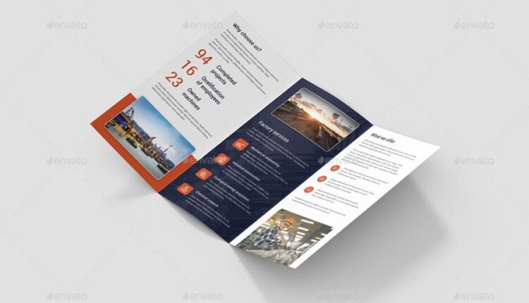 فایل لایه باز بروشور مربعی و مستطیلی   Brochures Bundle