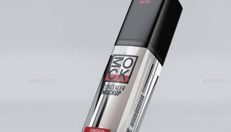 موکاپ بسته بندی شیشه و جعبه عطر   Cosmetic Mock Up