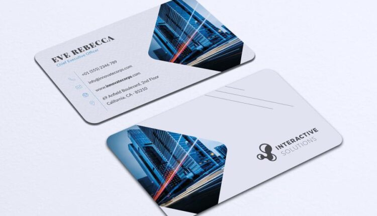 فایل لایه باز کارت ویزیت شرکتی با طراحی ساده   Business Card