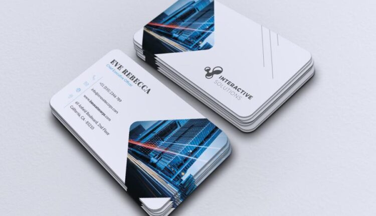 فایل لایه باز کارت ویزیت شرکتی با طراحی ساده   Business Card