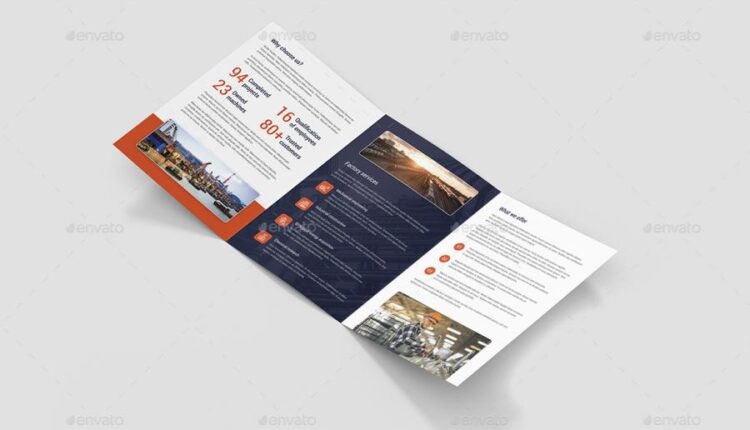 فایل لایه باز بروشور مربعی و مستطیلی   Brochures Bundle