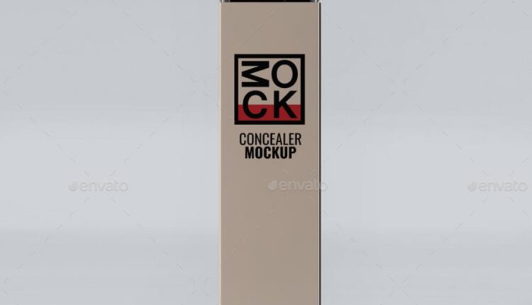 موکاپ بسته بندی شیشه و جعبه عطر   Cosmetic Mock Up