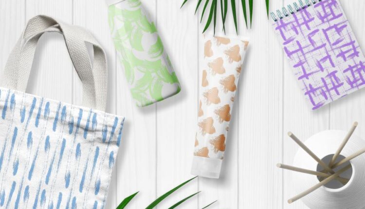 پترن و بافت های تاش های مرکب   Seamless Patterns Splash