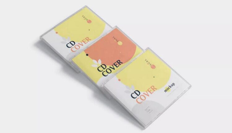 6 موکاپ بسیار زیبا و کاربردی جعبه سی دی   6 CD Cover Mockups