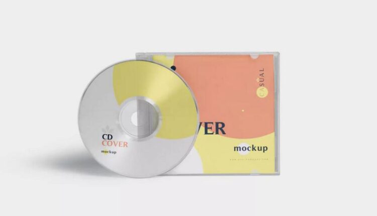6 موکاپ بسیار زیبا و کاربردی جعبه سی دی   6 CD Cover Mockups