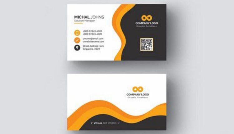 فایل لایه باز طرح ساده کارت ویزیت شرکتی   Business Card