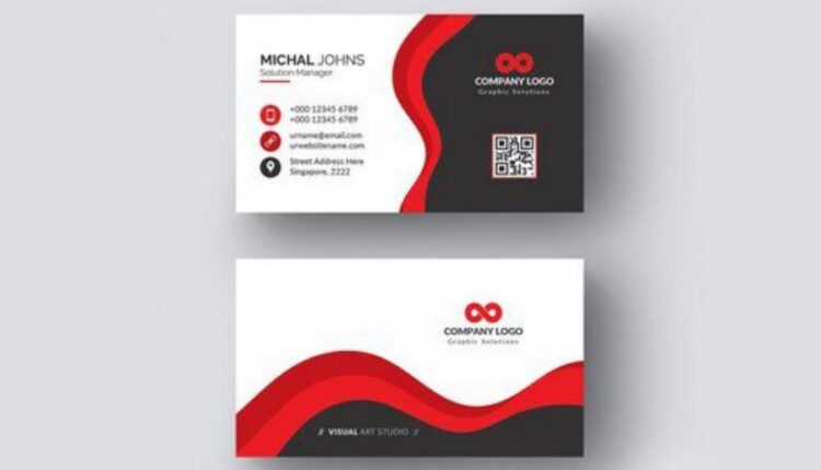 فایل لایه باز طرح ساده کارت ویزیت شرکتی   Business Card