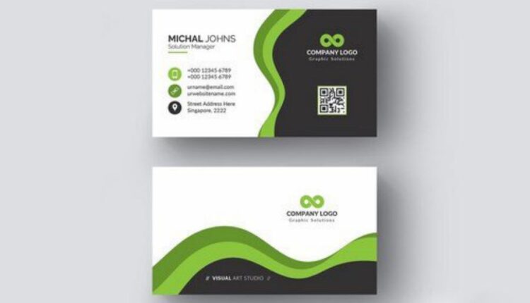 فایل لایه باز طرح ساده کارت ویزیت شرکتی   Business Card